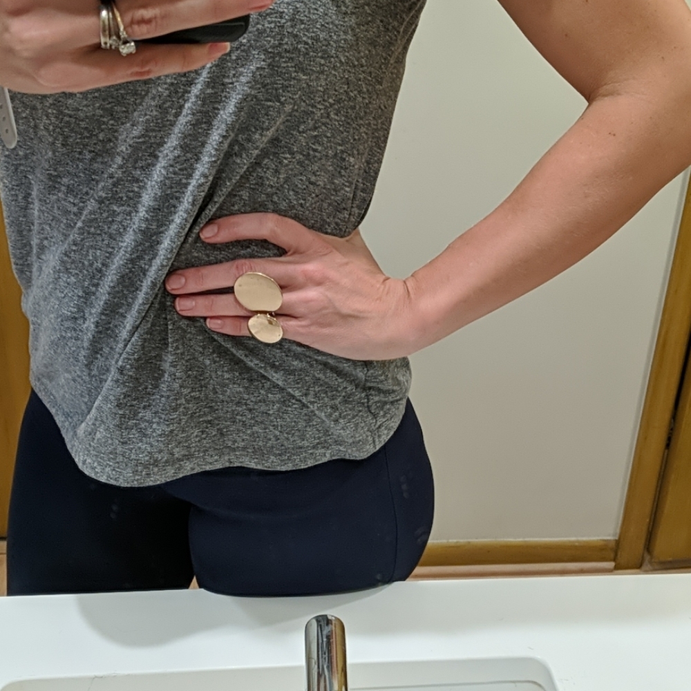 💙Circle double ring - Picture 2 of 4